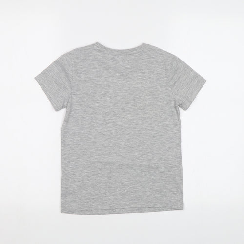 Urban Outlaws Girls Grey   Basic T-Shirt Size 7-8 Years  - Flossing