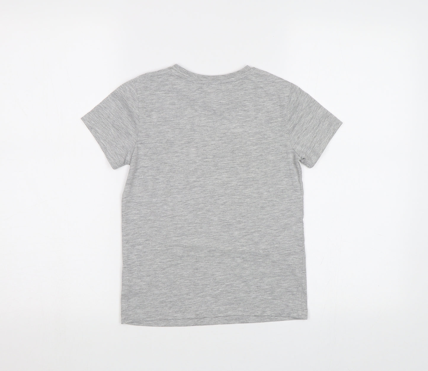 Urban Outlaws Girls Grey   Basic T-Shirt Size 7-8 Years  - Flossing
