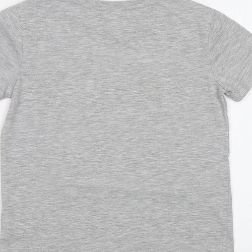 Urban Outlaws Girls Grey   Basic T-Shirt Size 7-8 Years  - Flossing
