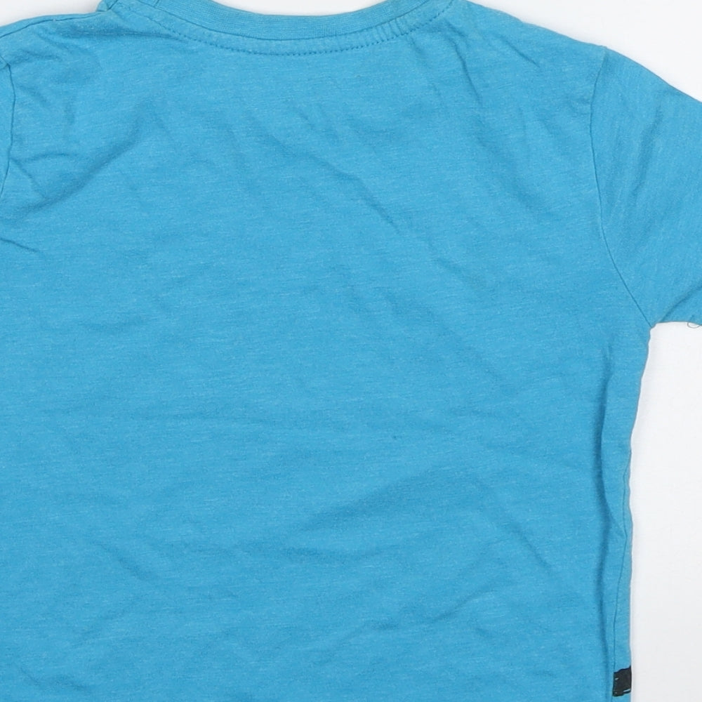 Primark Girls Blue   Basic T-Shirt Size 3-4 Years