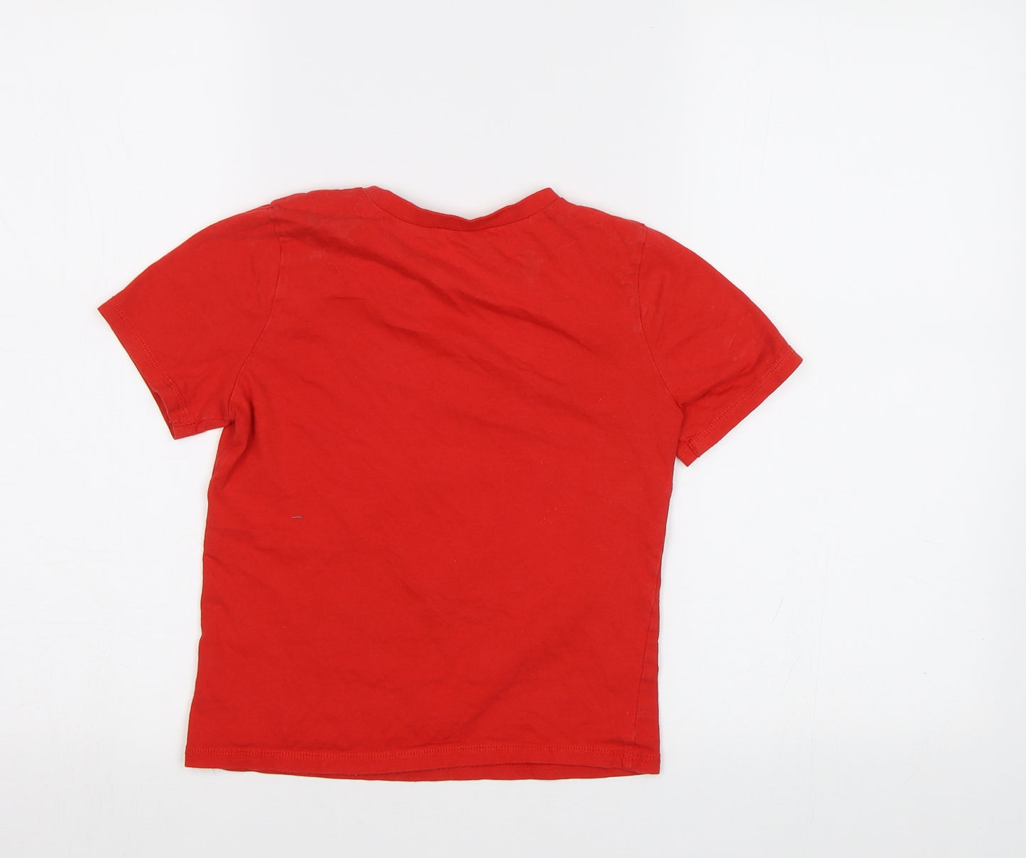 George Boys Red   Basic T-Shirt Size 6-7 Years  - Spider Man
