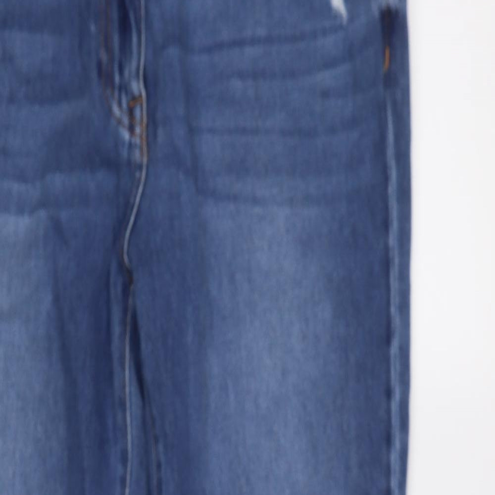 NEXT Womens Blue   Boyfriend Jeans Size 14 L29 in