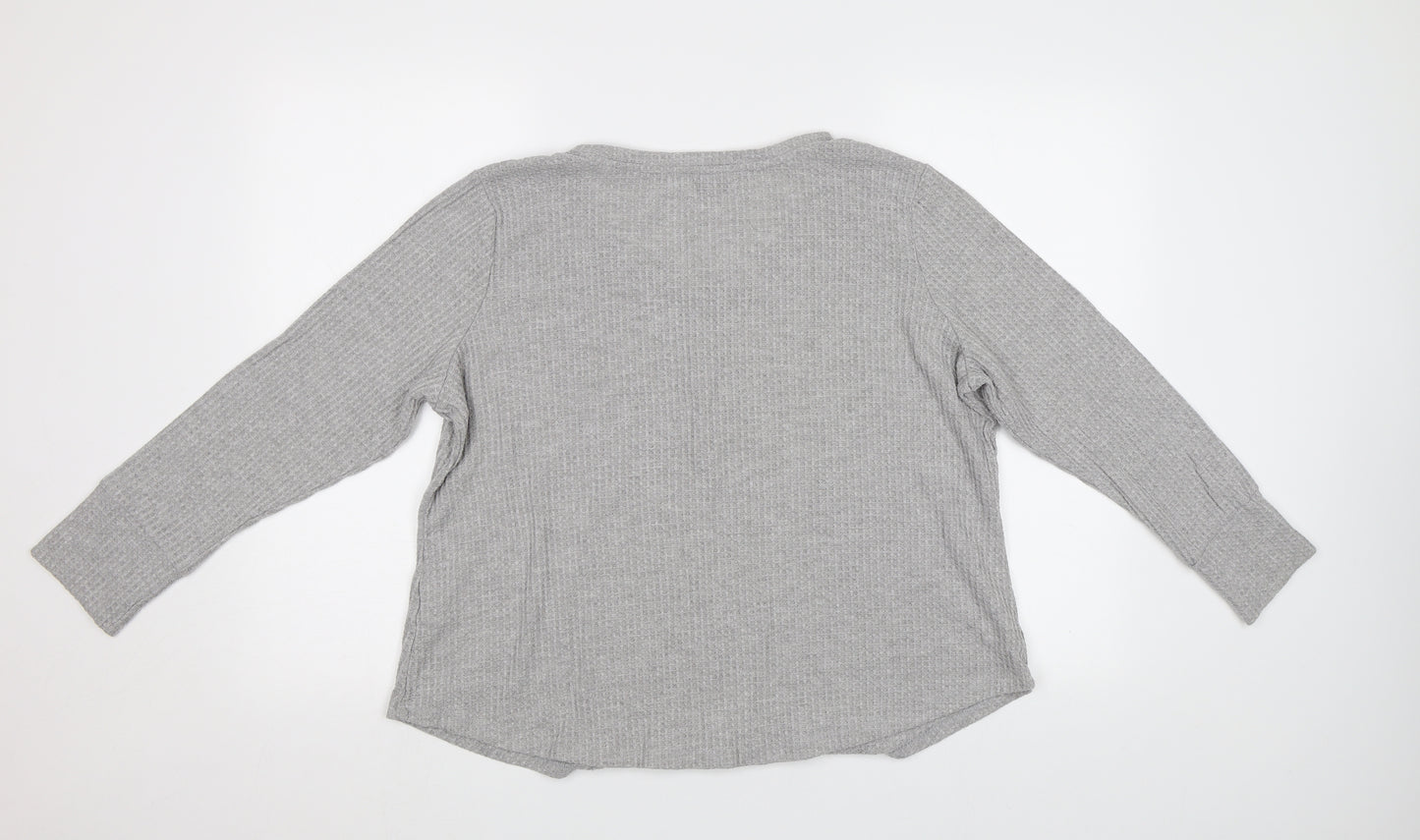 Papaya Womens Grey   Basic T-Shirt Size 20