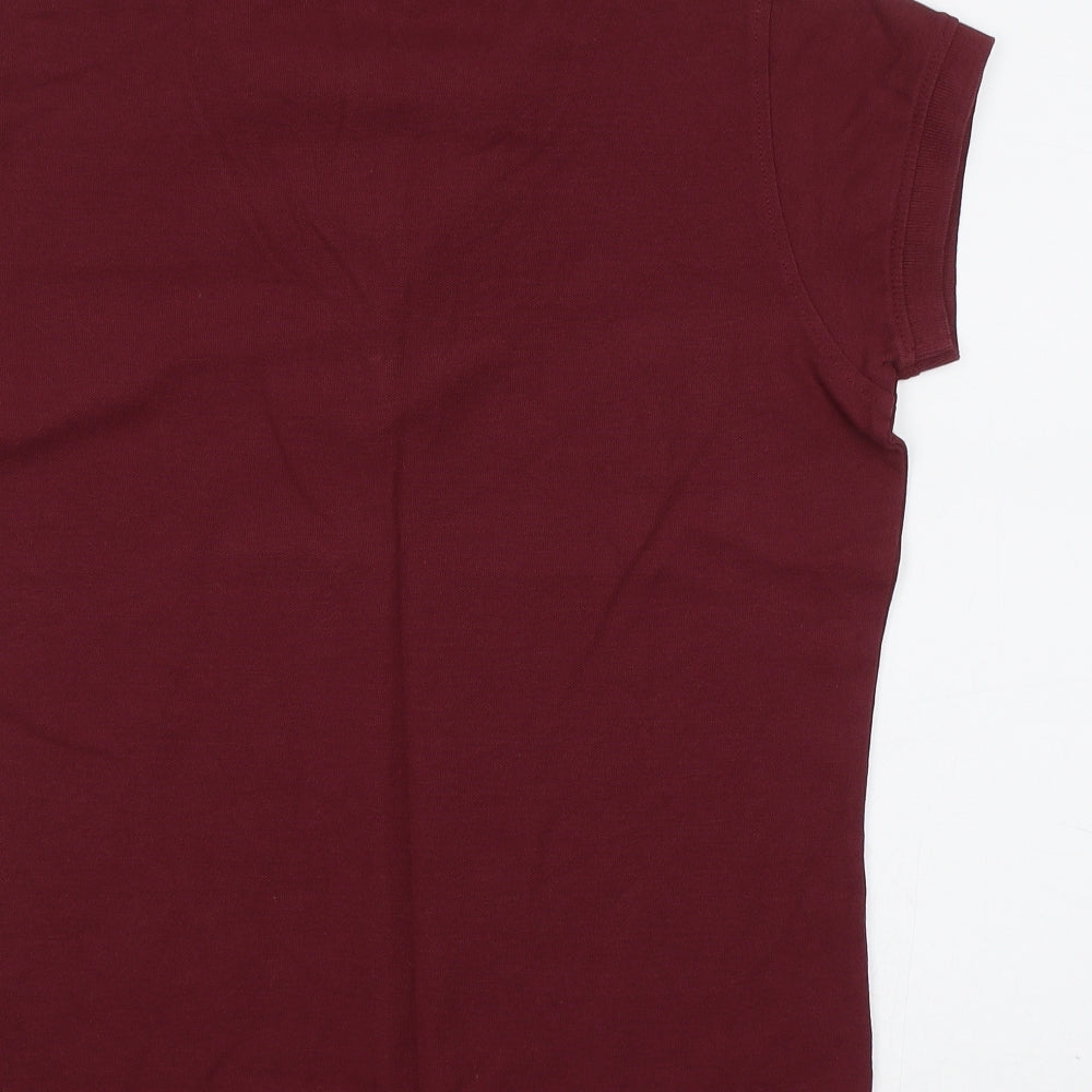 JHK Womens Purple   Basic Polo Size L