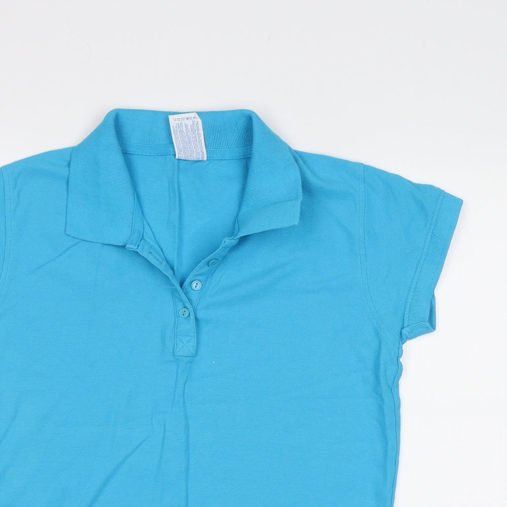 JHK Womens Blue   Basic Polo Size XL