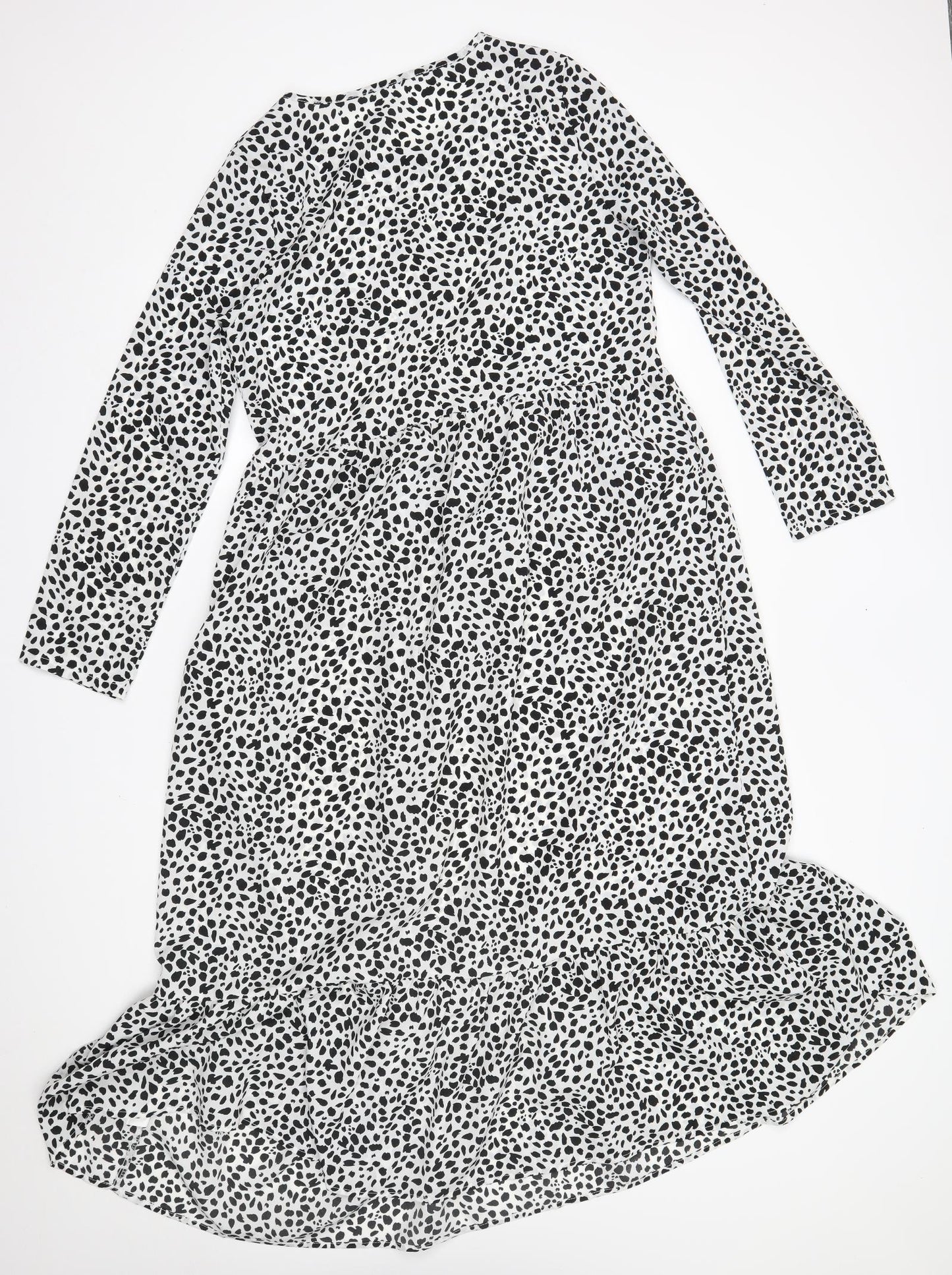 SheIn Womens White Animal Print  Maxi  Size M