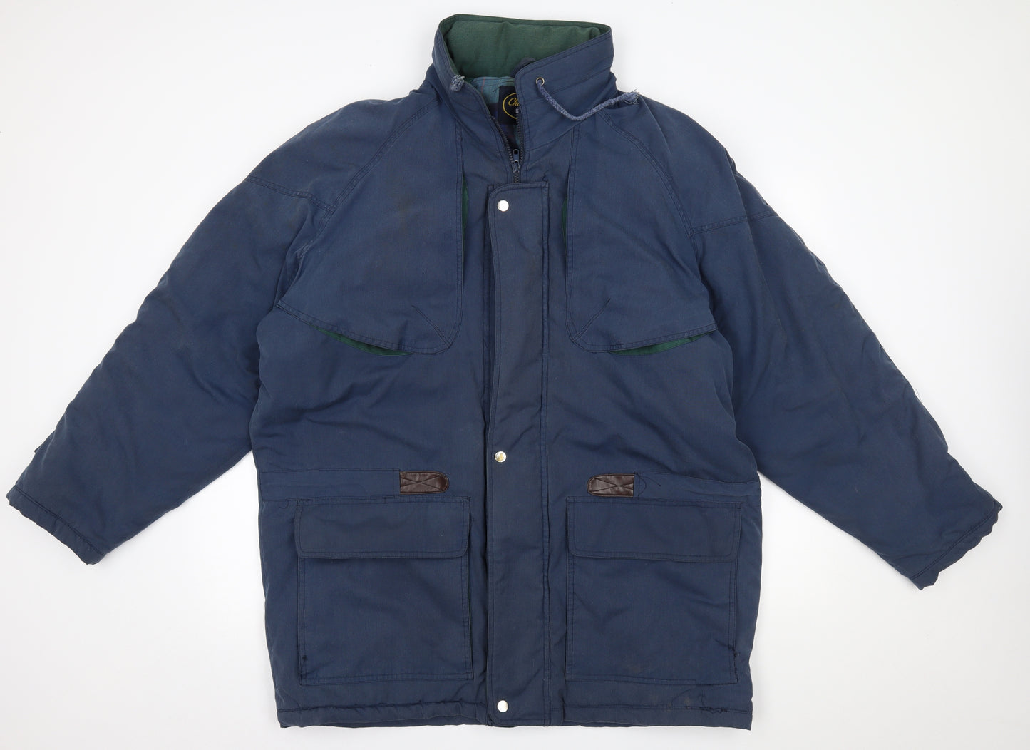 champion coll Womens Blue   Anorak Coat Size XL  - hood in collar