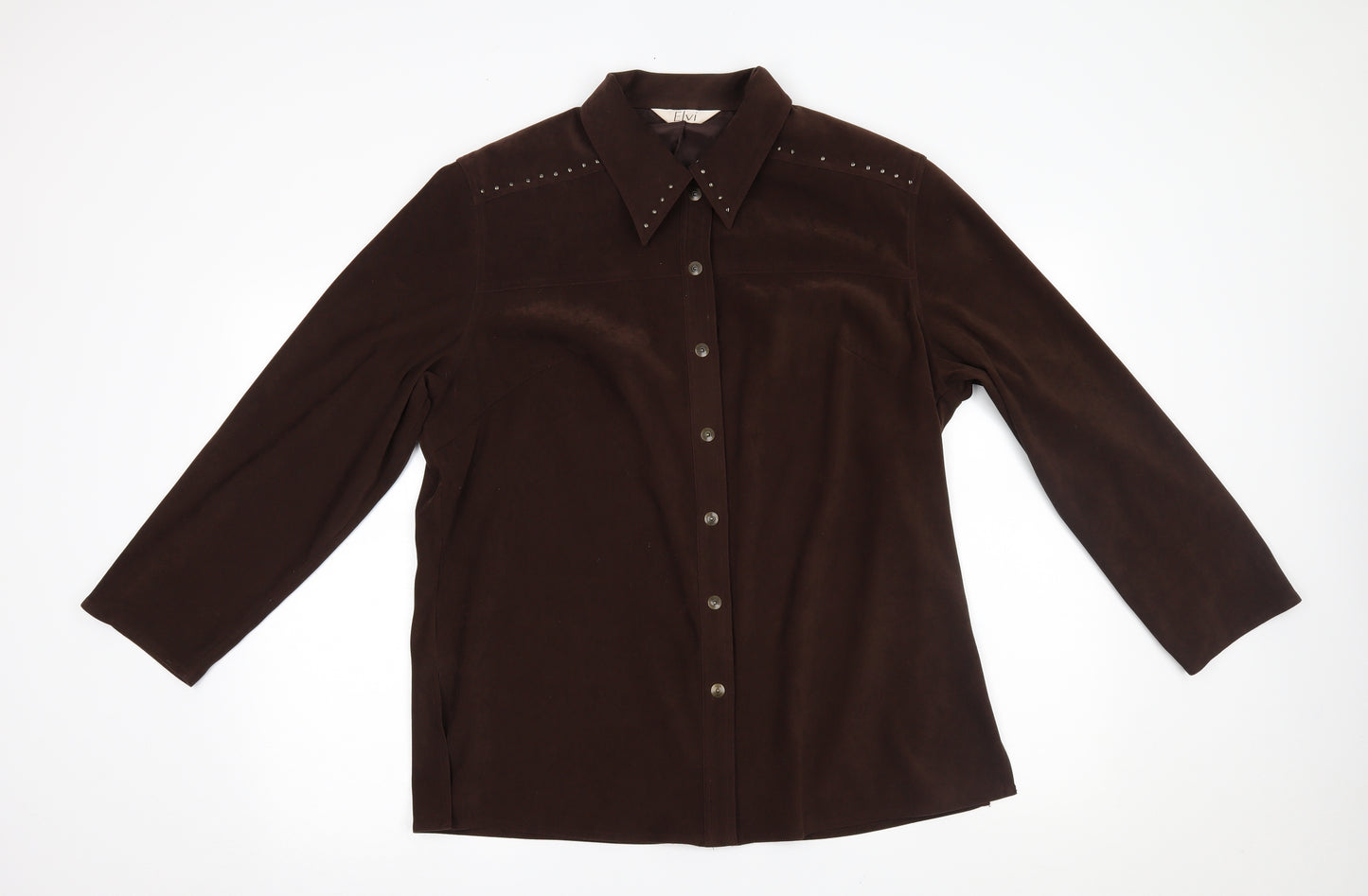ELVI Womens Brown   Jacket  Size 16