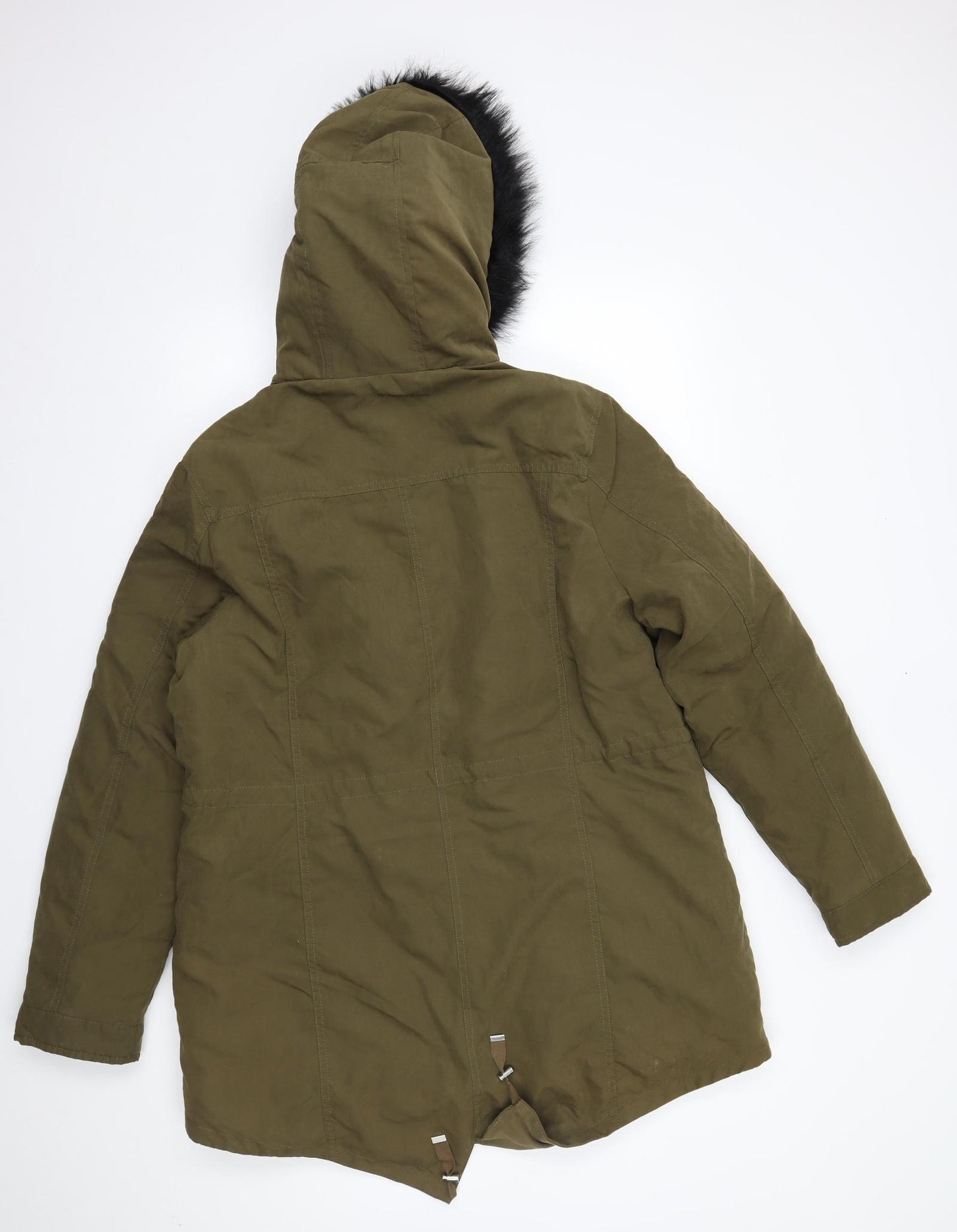 Dorothy Perkins Womens Green   Parka Coat Size 16