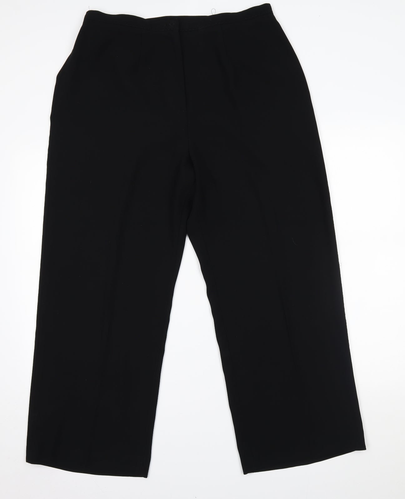 ELVI Womens Black   Trousers  Size 18 L26 in