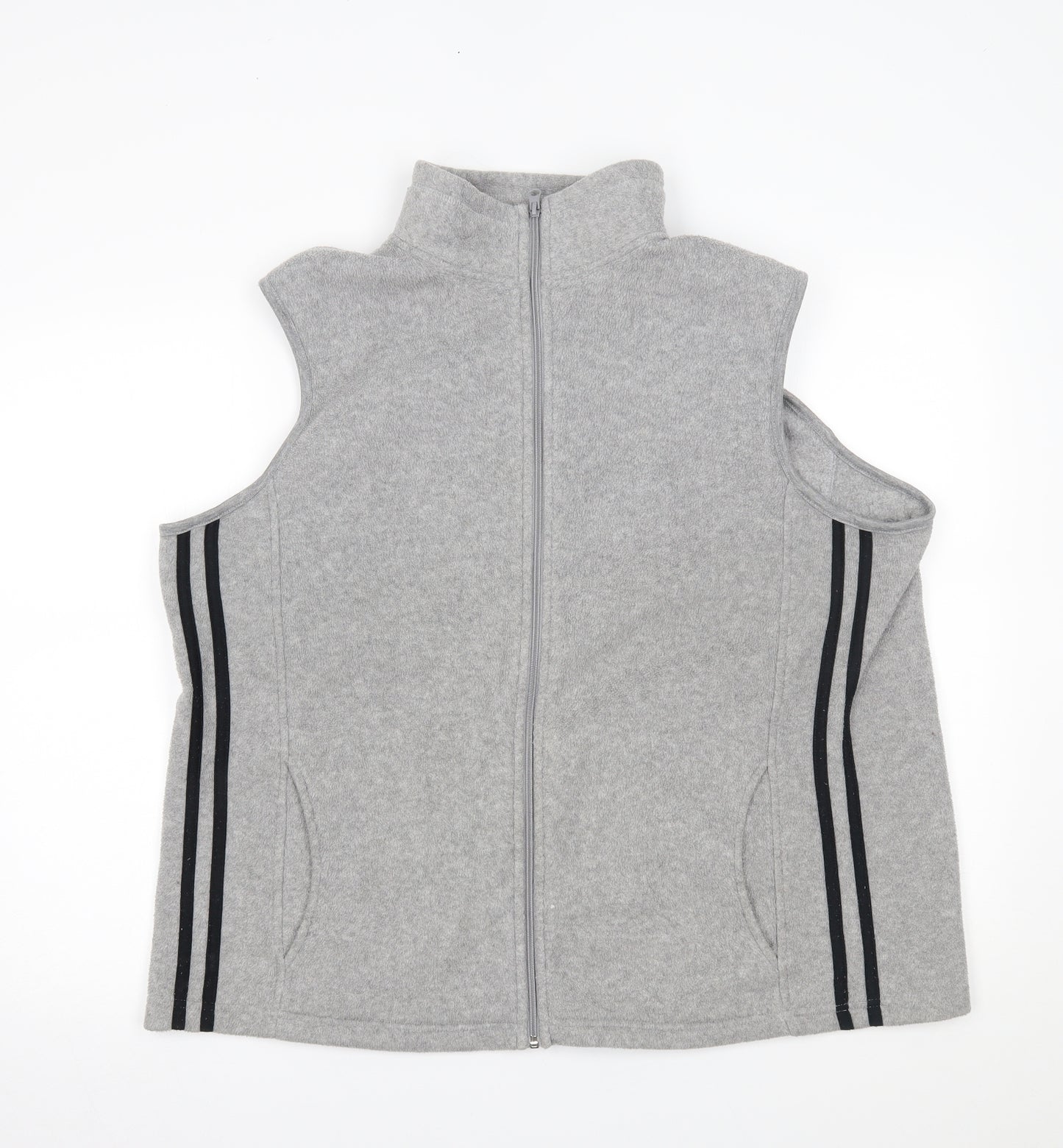 Papaya Womens Grey   Full Zip Sweatshirt Size 20