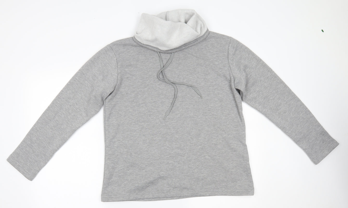 Classic Womens Grey   Pullover Sweatshirt Size S