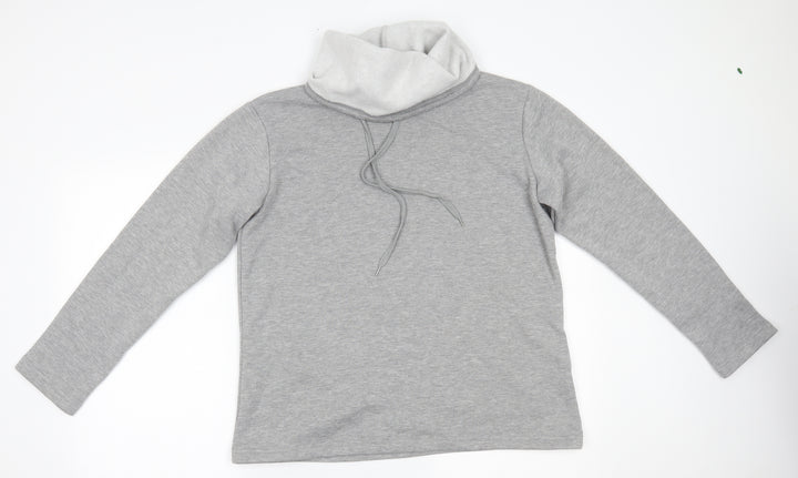 Classic Womens Grey   Pullover Sweatshirt Size S