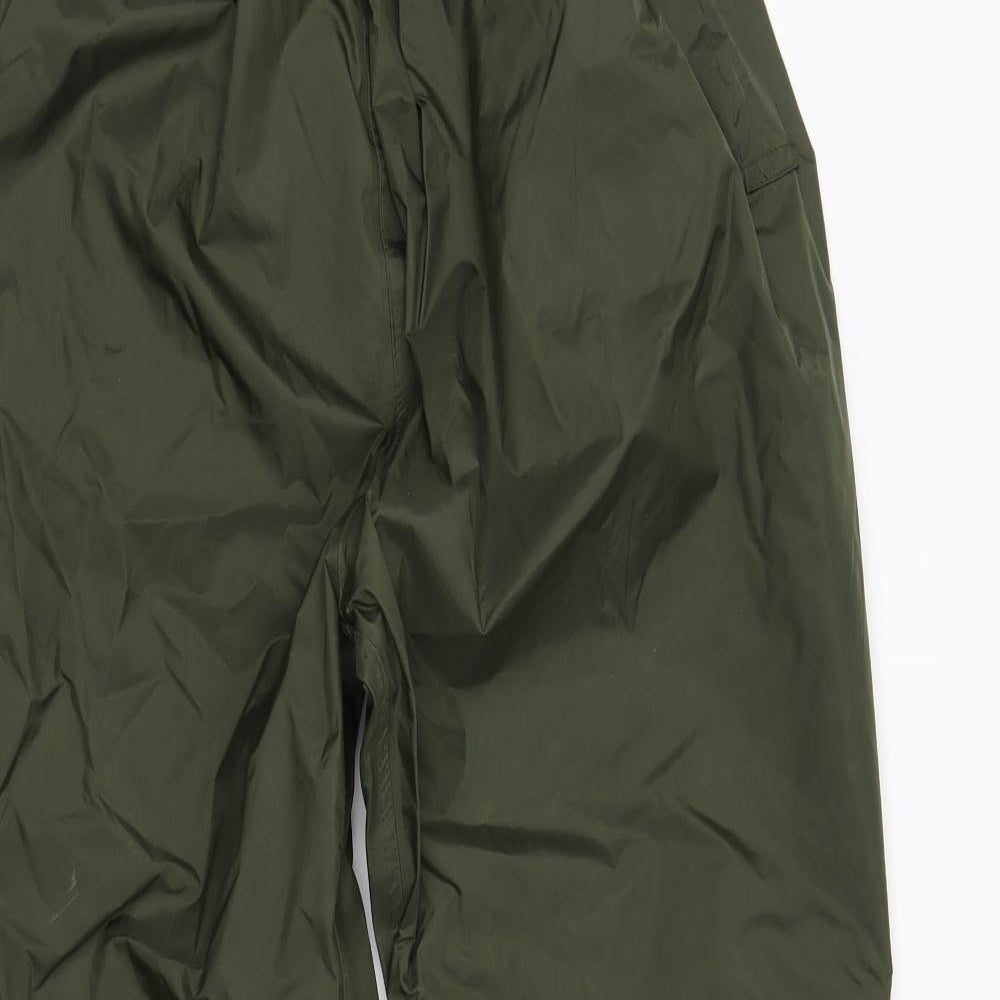 Regatta Womens Green   Rain Trousers Trousers Size L L30 in