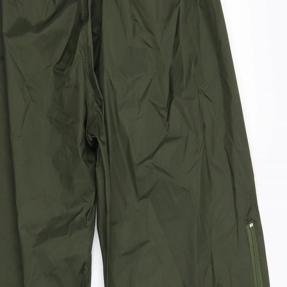 Regatta Womens Green   Rain Trousers Trousers Size L L30 in