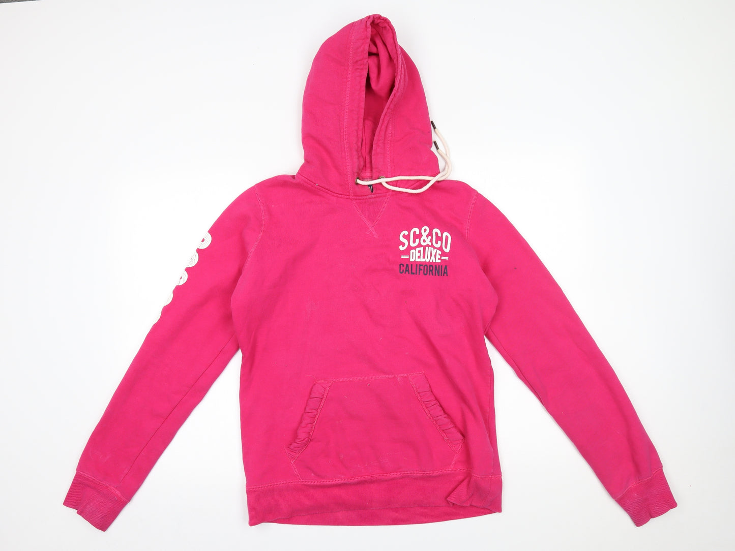 SoulCal&Co Womens Pink   Pullover Hoodie Size 14