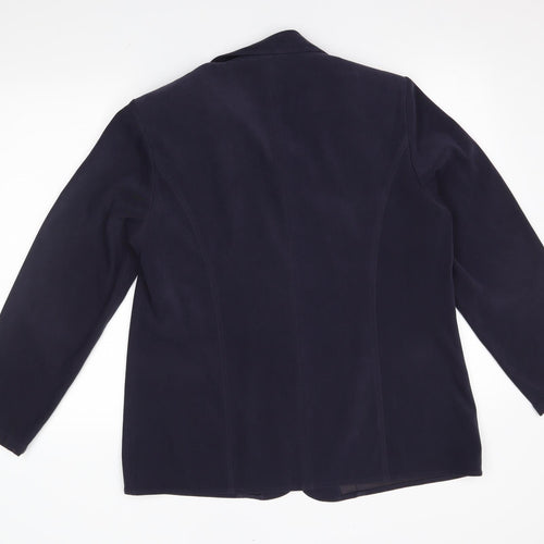 ELVI Womens Blue   Jacket Blazer Size 16