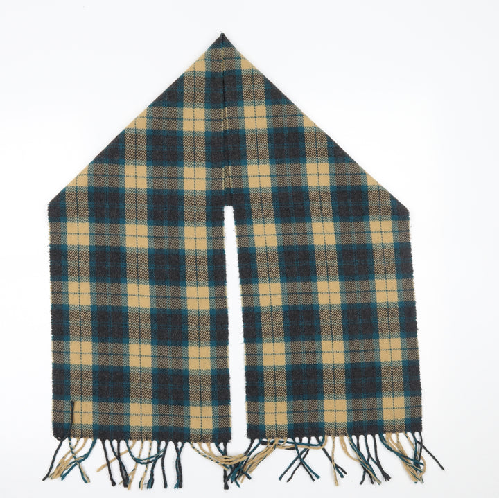 Preworn Womens Beige Plaid   Scarf