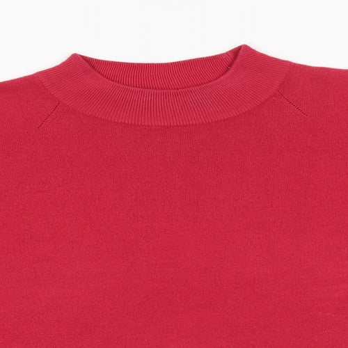 M&S Womens Pink   Pullover Jumper Size 14