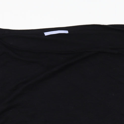 Avenue Womens Black   Wrap Jumper Size L