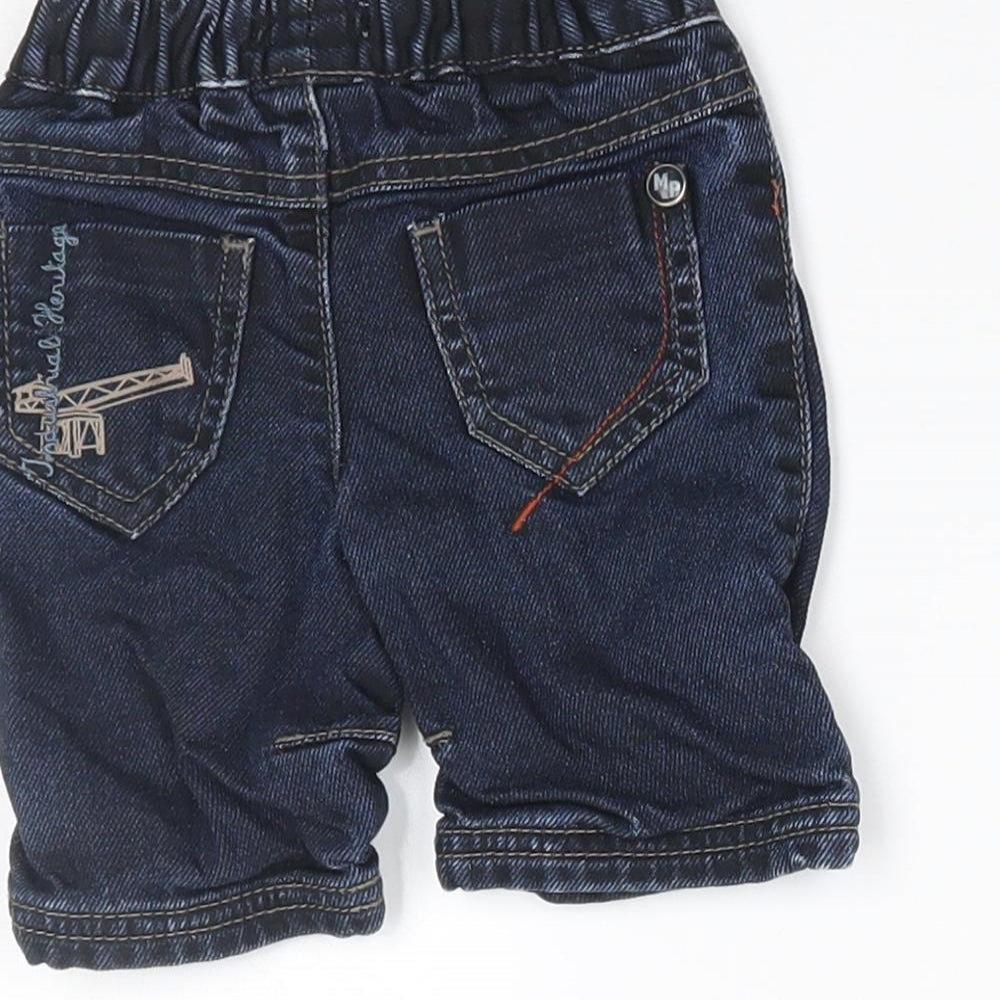 Mama's & Papa's Baby Blue   Jogger Jeans Size 0-3 Months