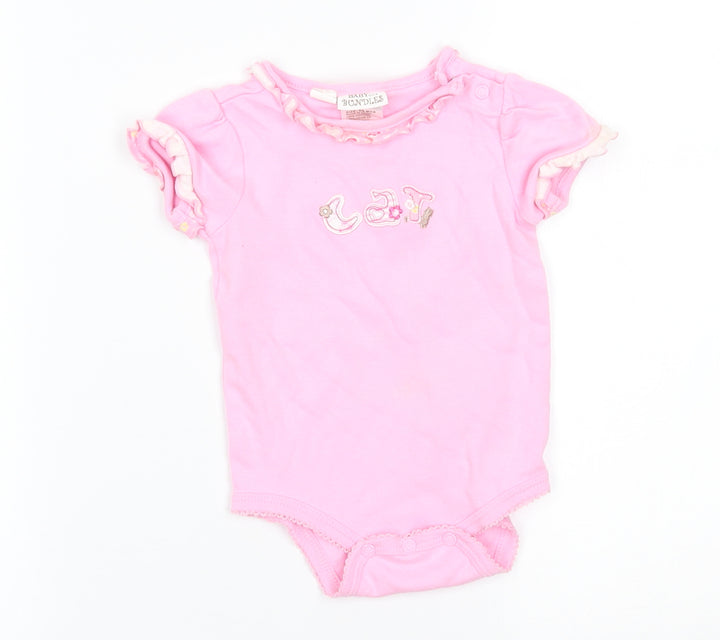 baby bundles Baby Pink Babygrow One-Piece Size 3-6 Months