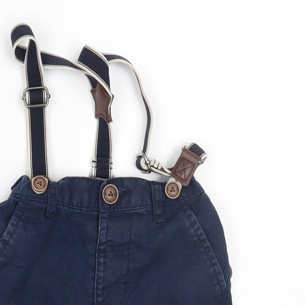 NEXT Baby Blue    Trousers Size 18-24 Months  - suspenders