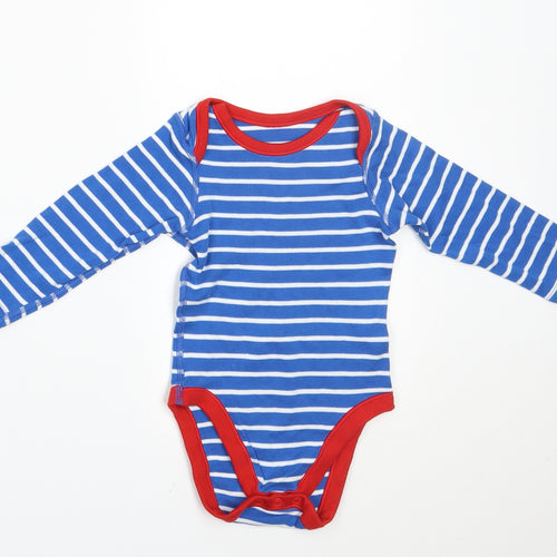 M&S Baby Blue Striped  Babygrow One-Piece Size 18-24 Months