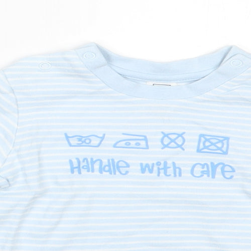 TU Baby Blue Striped  Pullover Jumper Size 3-6 Months
