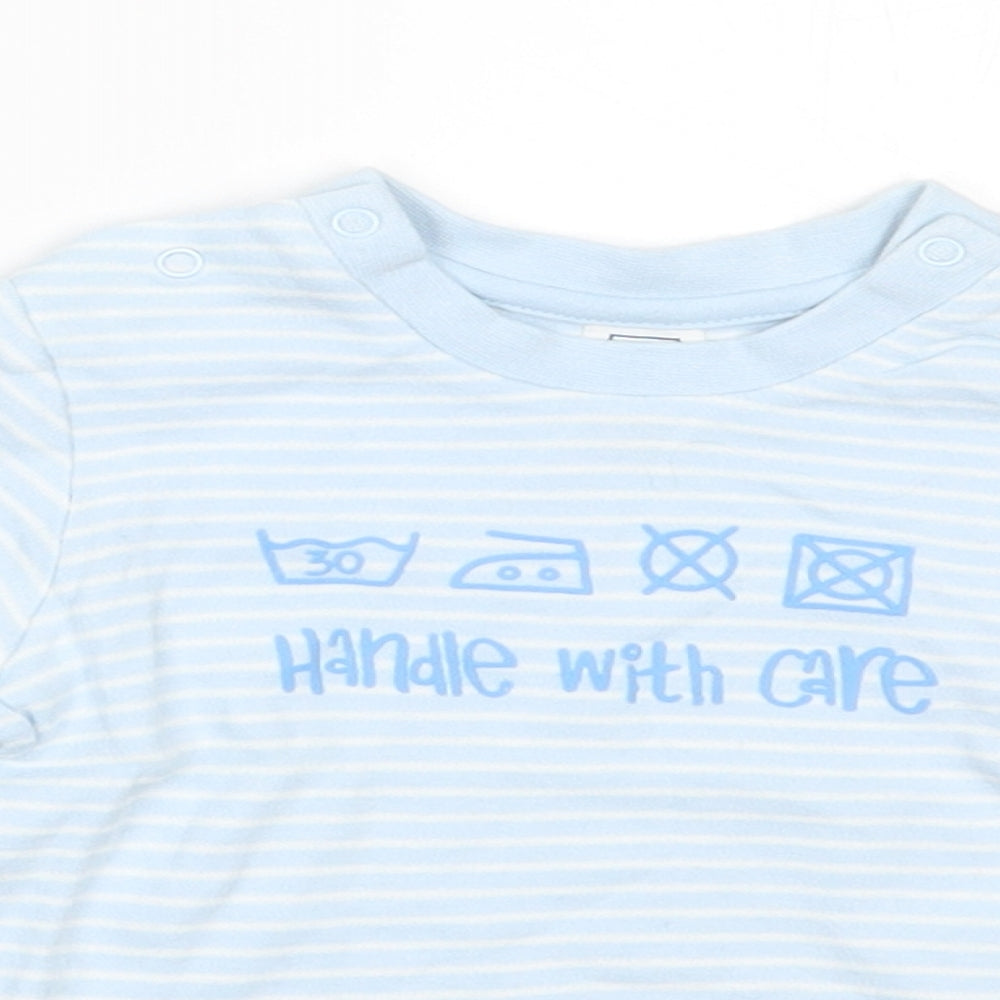 TU Baby Blue Striped  Pullover Jumper Size 3-6 Months