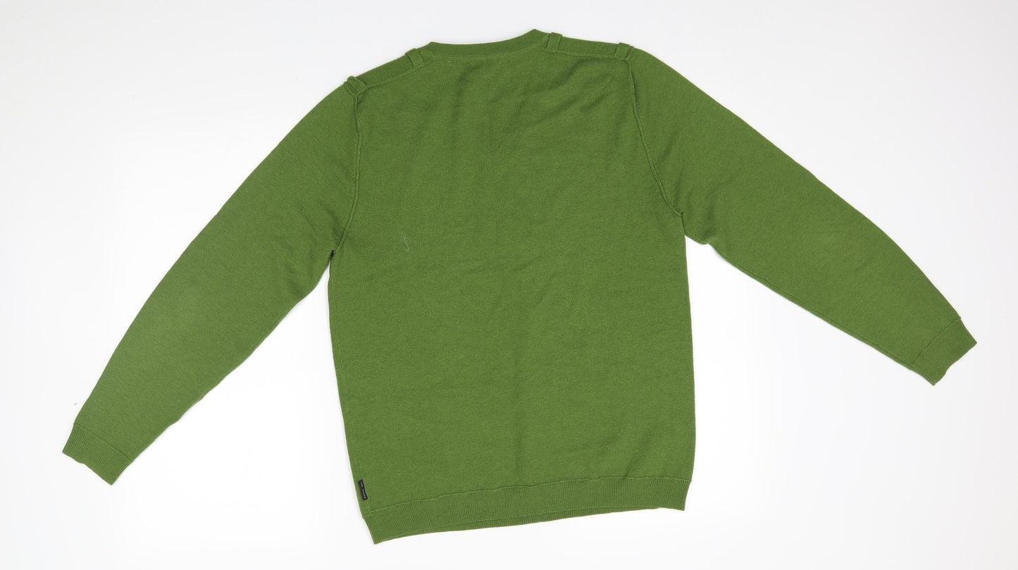 tedd baker Mens Green   Pullover Jumper Size M