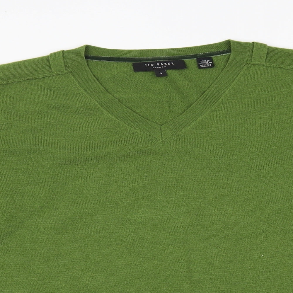 tedd baker Mens Green   Pullover Jumper Size M