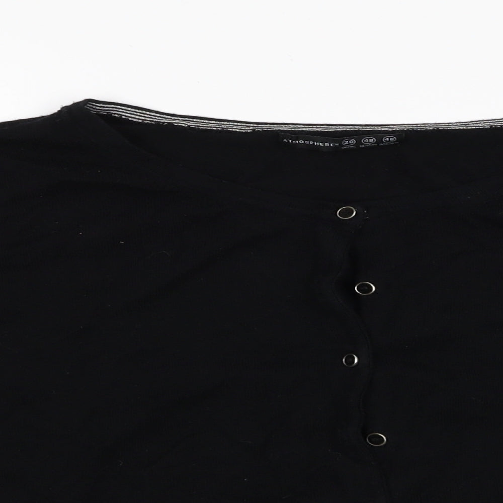 Atmosphere Womens Black   Cardigan Jumper Size 20