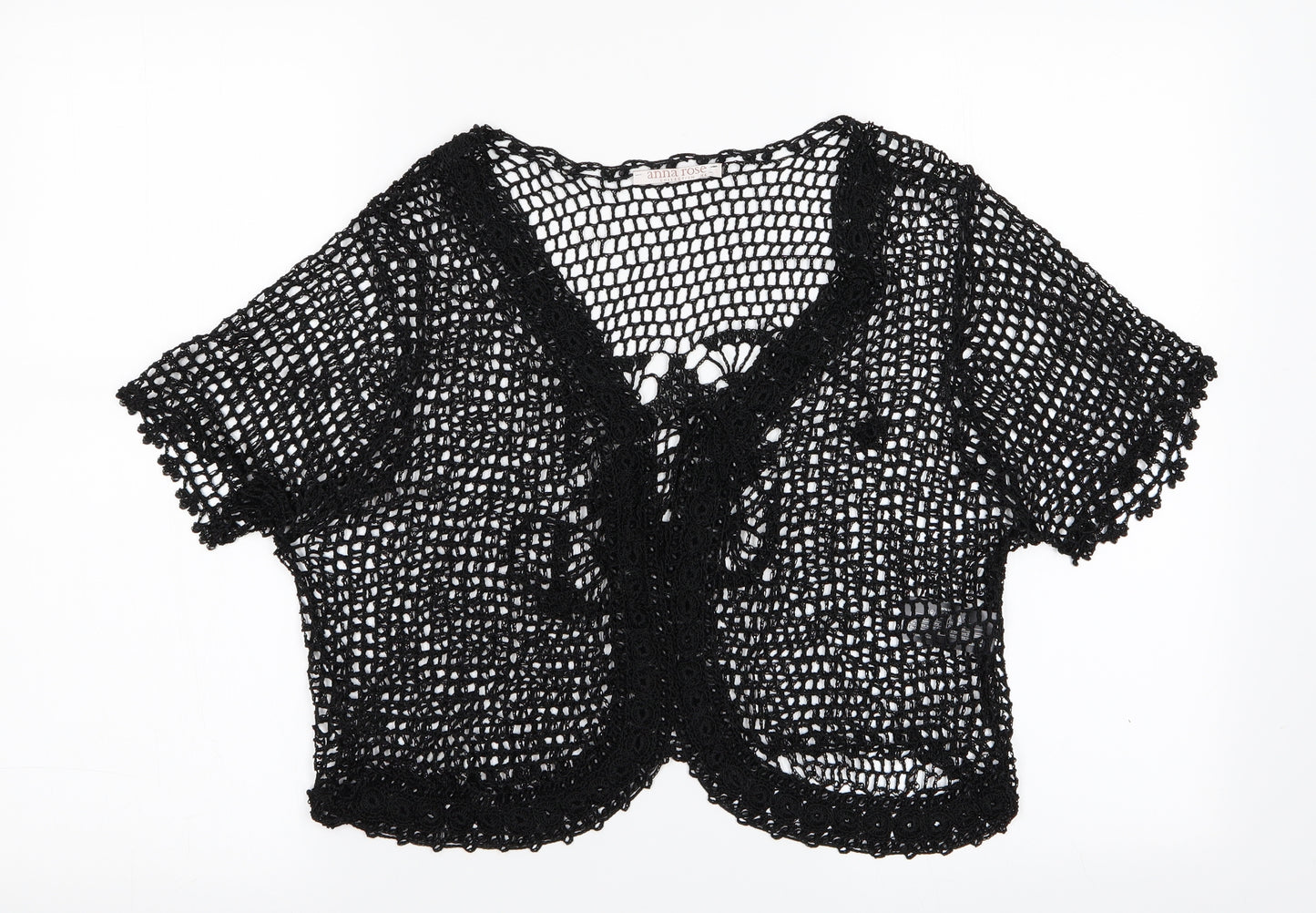 Anna Rose Womens Black   Shrug Jumper Size XL