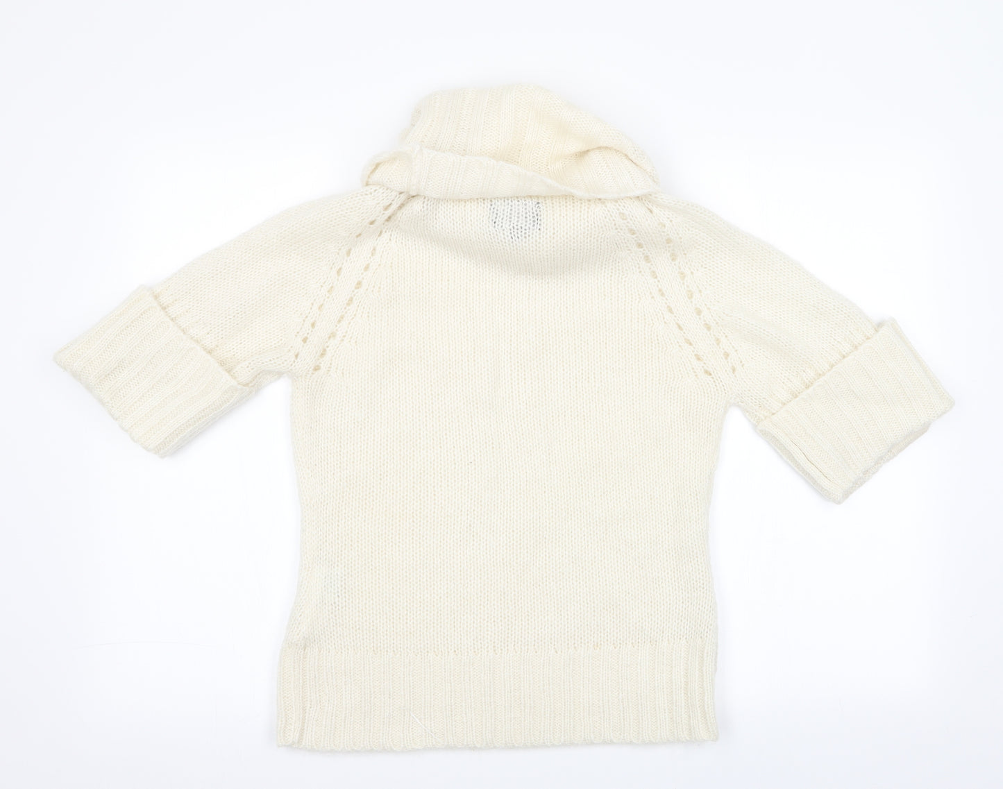 Miss Flori Womens Ivory   Pullover Jumper Size 14