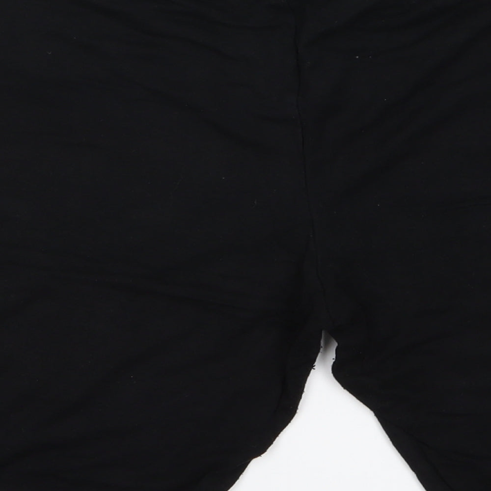 Primark Womens Black   Sweat Shorts Size 14