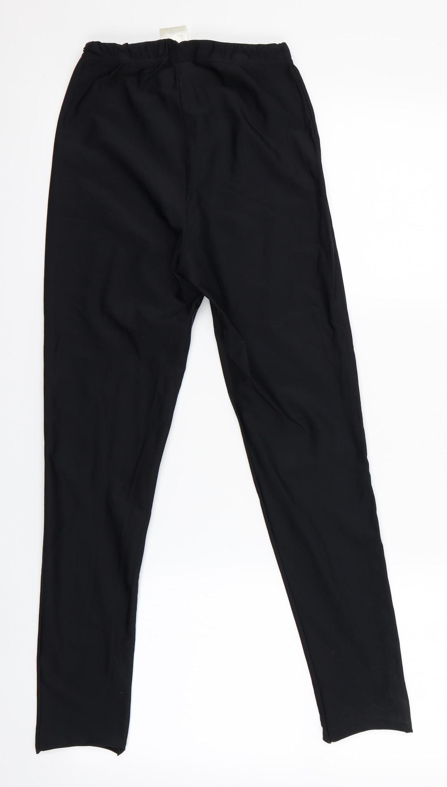 LASCANA Womens Black   Cropped Leggings Size 10 L25 in