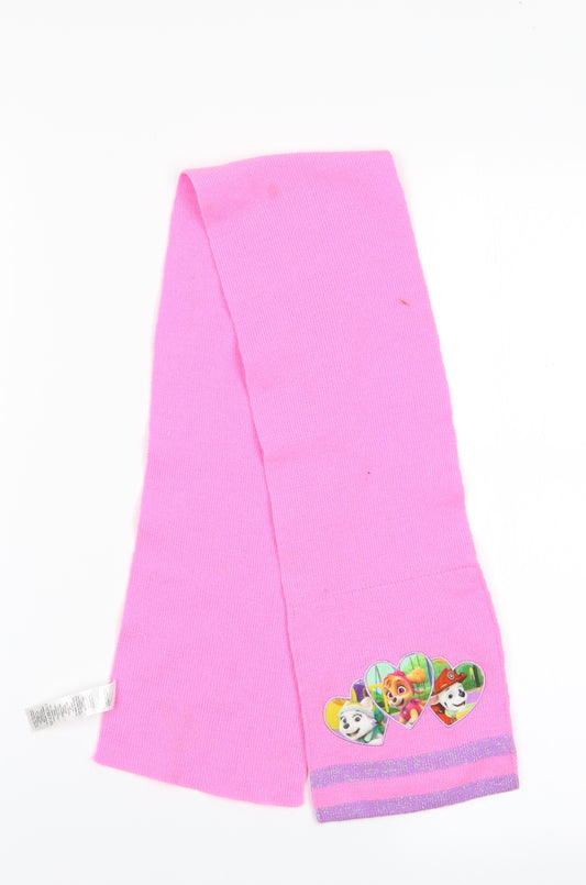George Girls Pink Animal Print  Scarf Scarves & Wraps One Size  - PAW