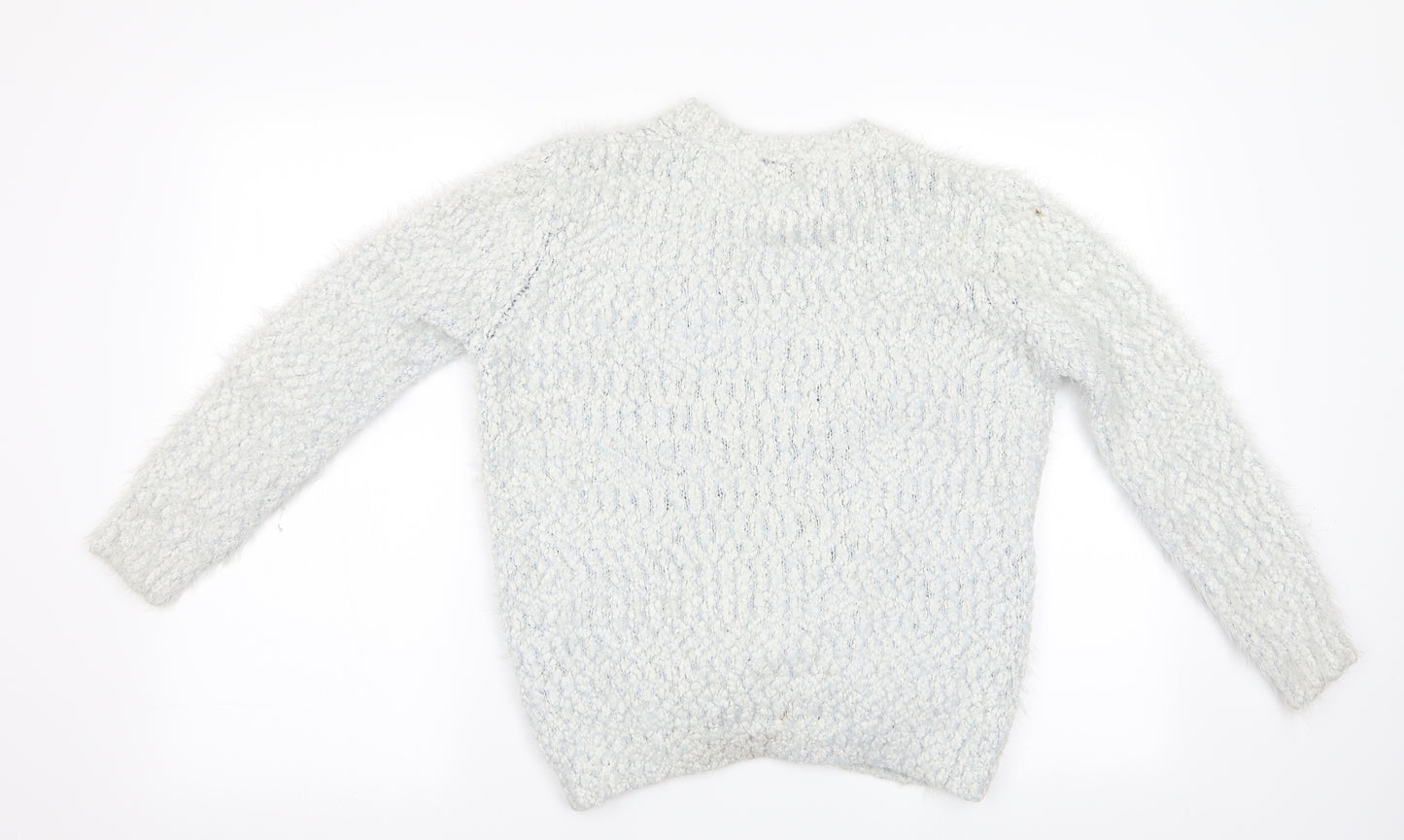 Papaya Womens Silver   Cardigan Jumper Size M