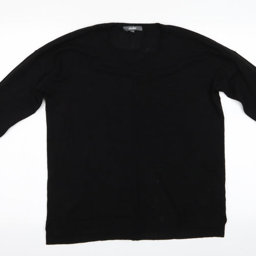 Studio Womens Black   Pullover Jumper Size 12