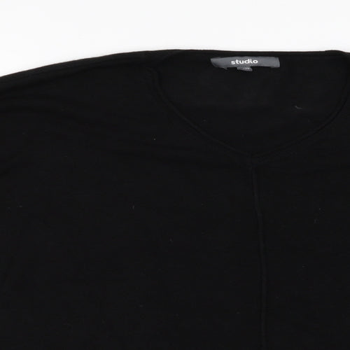 Studio Womens Black   Pullover Jumper Size 12