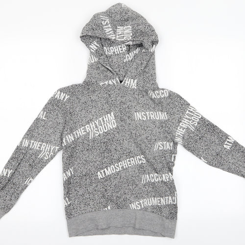 LMTD Boys Grey Spotted  Pullover Hoodie Size 11-12 Years  - In The Rhythm