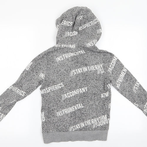 LMTD Boys Grey Spotted  Pullover Hoodie Size 11-12 Years  - In The Rhythm