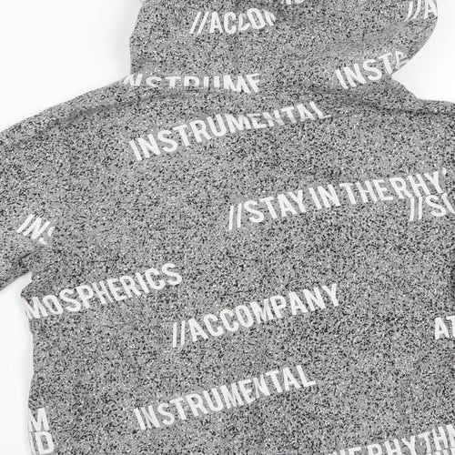 LMTD Boys Grey Spotted  Pullover Hoodie Size 11-12 Years  - In The Rhythm