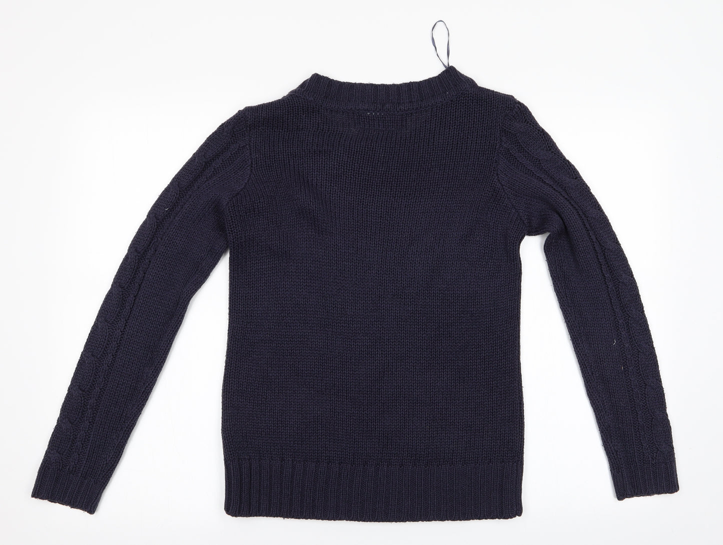 Originals Knitwear Womens Blue   Pullover Jumper Size S  - Cable knit
