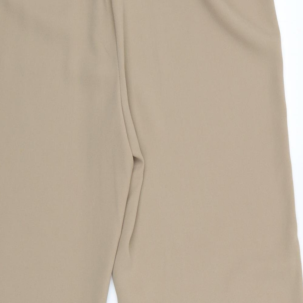 Heart Womens Beige   Trousers  Size 18 L28 in
