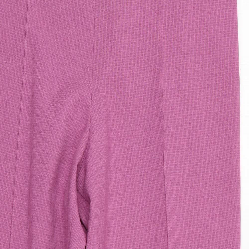 Marks and Spencer Womens Pink   Trousers  Size 14 L29 in