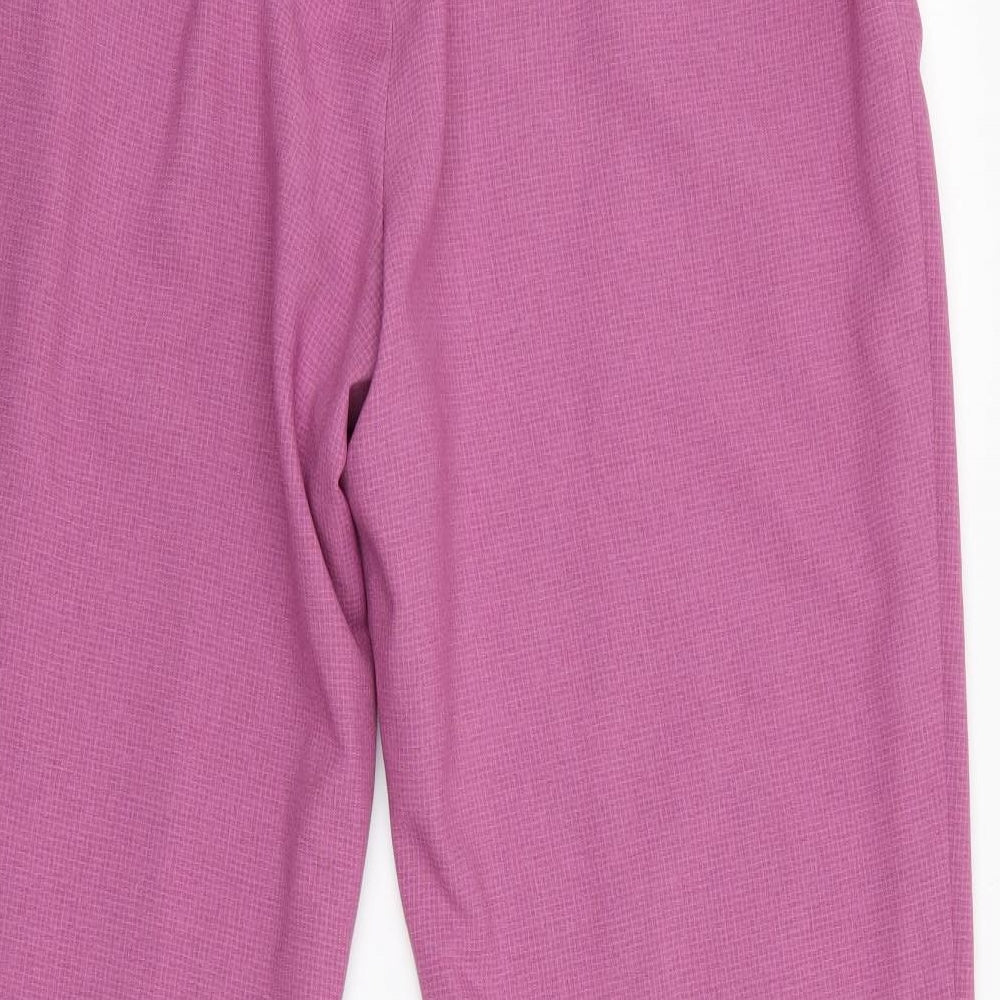 Marks and Spencer Womens Pink   Trousers  Size 14 L29 in