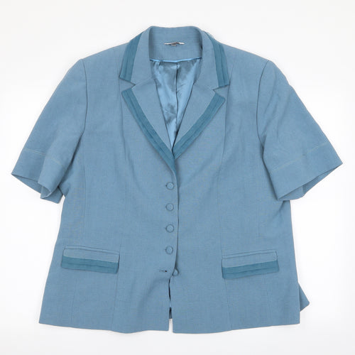 Klass Womens Blue   Jacket  Size 20