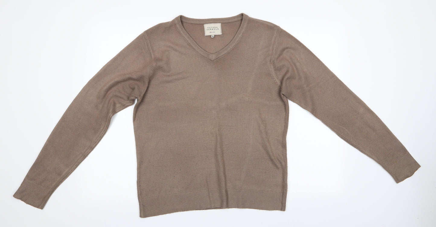 Hutson Harbour Mens Beige   Pullover Jumper Size M